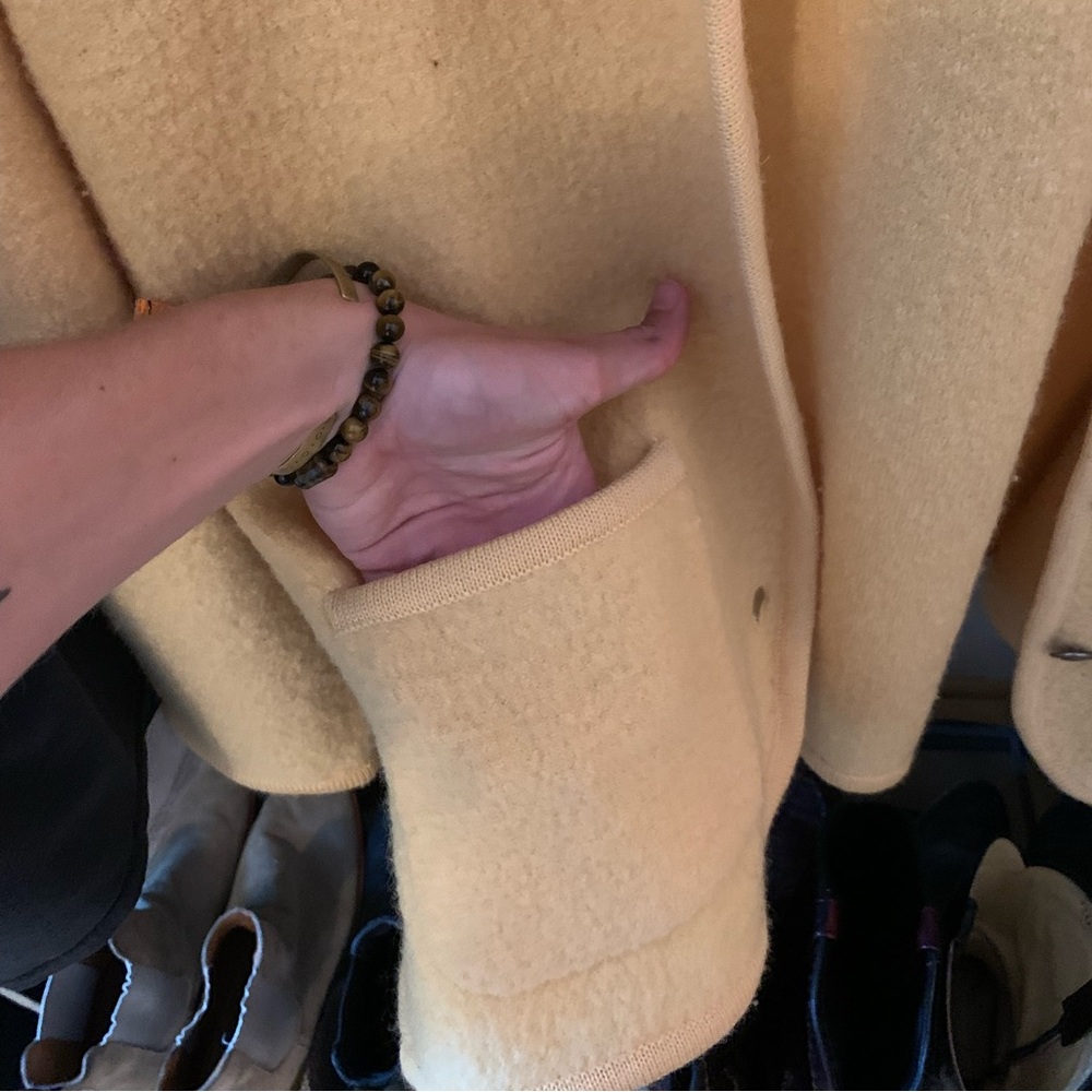 Yellow Wool Jacket - image 2